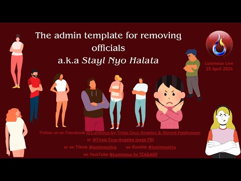 The admin template