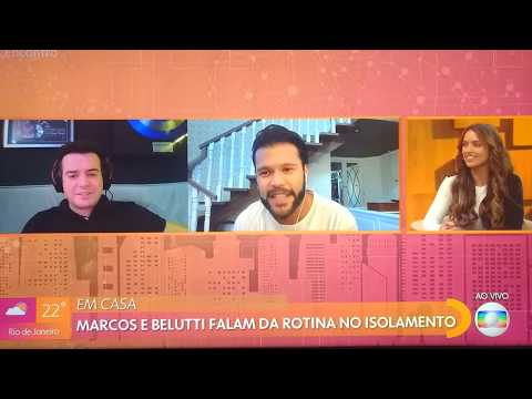 Rafa Kalimann do BBB 20,Marcos e Belutti no Encontro com Fatima