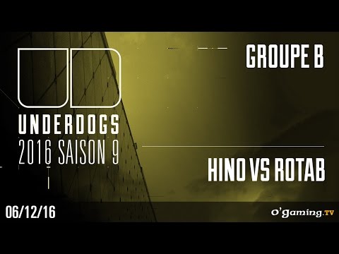hinO vs Rotab ZvZ - Underdogs 2016 Saison 9 - Groupe B Winners side - Starcraft II