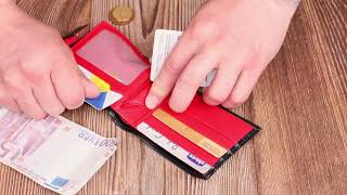 Компактне портмоне для чоловіків у комбінації двох кольорів з натуральної шкіри Canpellini 21749 чорне