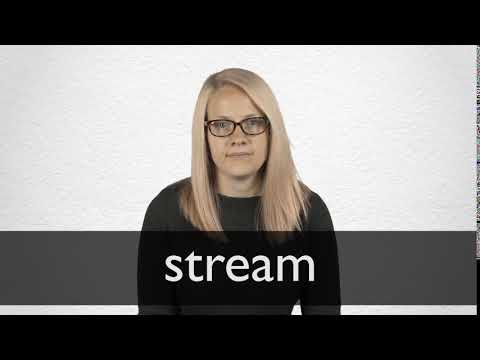 STREAM definition in American English