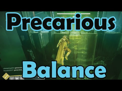 Precarious Balance Challenge. Crota Bridge  Raid Challenge.