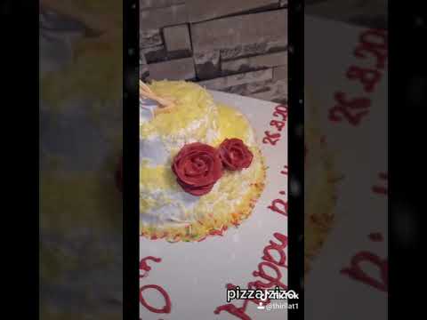 Fauzia 10 years birthday cake made by me