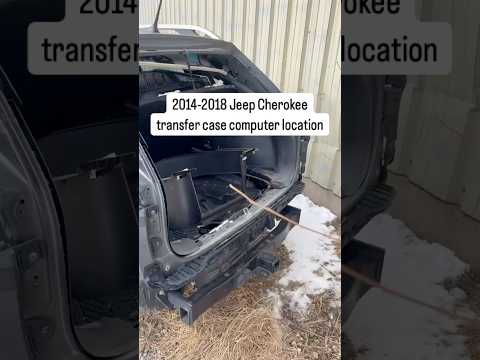 2014-18 Jeep Cherokee transfer case computer location #40094884