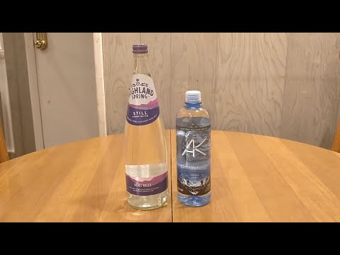 Jon Drinks Water #8751 Highland Spring Still Water VS AlkaKrisp Natural Alkaline Water