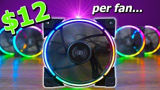 Sexify Your PC for CHEAP With These $12 Fans!!! Corona RGB case fans by PCCooler
