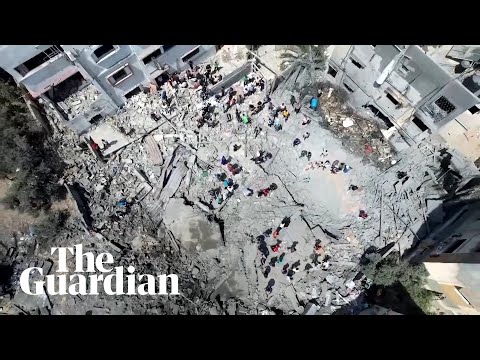 Izrael lakóövezetekre mért légicsapásokat, egy lakóházat a földdel tettek egyenlővé (videó)