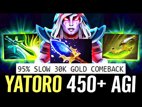 🔥 YATORO Drow Ranger 450+ AGI 30K GOLD COMEBACK — 95% SLOW Butterfly + Swift Blink Meta Dota 2 Pro