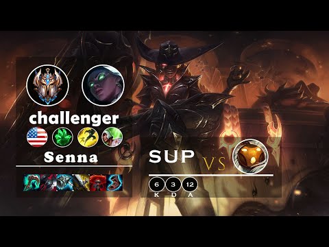 Senna Support vs Bard Challenger Gameplay Patch 10.14
