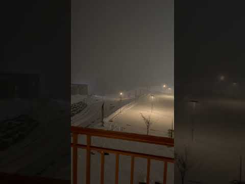 Night Snowfall at Lotte Arai Resort, Myoko, Niigata, Japan 2022