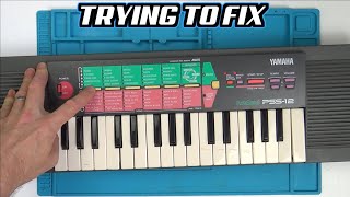 Trying to FIX : Faulty 1990s YAMAHA Musical Keyboard from eBay
