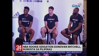 NBA Rookie sensation Donovan Mitchell, bumisita sa Pilipinas