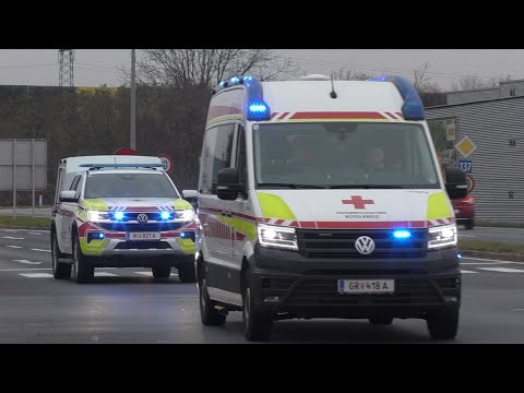 Neuer RTW RK Grieskirchen + Neues NEF Rotes Kreuz Ried im Innkreis