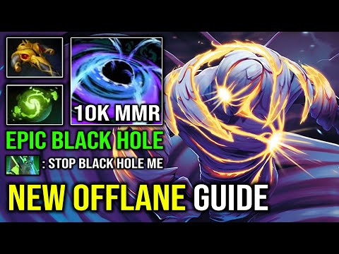 How to Offlane Like a Pro 10K MMR Enigma with OP Black Hole DPS 100% Deleted Necro Dota 2