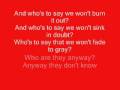 Vanessa carlton - Who's to say lyrics