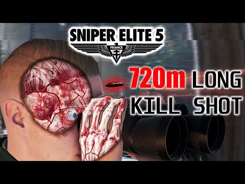 720m LONGEST KILL SHOT – SNIPER ELITE 5 Gameplay – MISSION 1 The Atlantic Wall MAP
