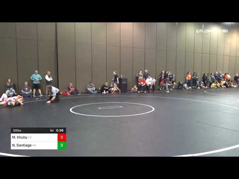 85 Lbs Consi Of 4 Matilda Hruby Team Colorado Vs Nevaeh Santiago Team Massachusetts