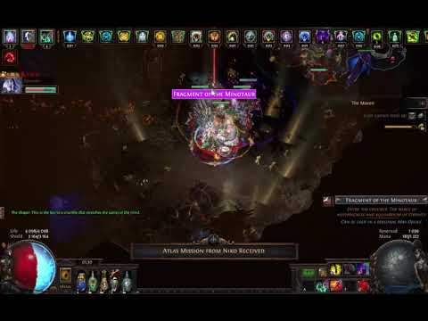 A9 Minotaur in couple of seconds - Dark pact necro in Path of Exile Ultimatum league (3.14)