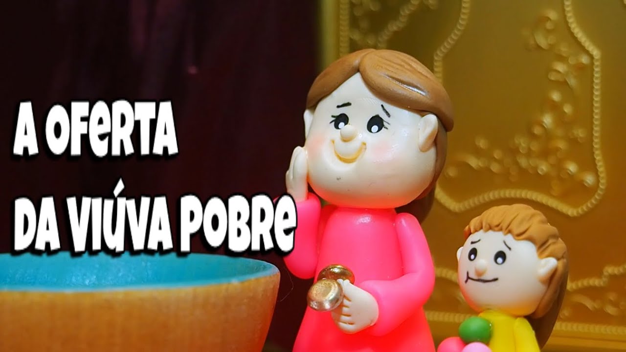 A Oferta da Viúva Pobre - Jardim da Infância - Lição 9 - II Trimestre - Ano A - 30/05 à 05/06/20