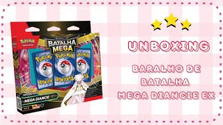 DECK DE BATALHA MEGA DIANCIE VALE A PENA? - Unboxing e review do produto - Pokémon TCG