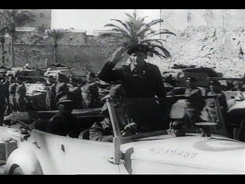 HD Historic Archival Stock Footage WWII - U.S.-British Drive To Join Forces In North Africa 1943
