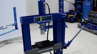 Пресс гидравлический ручной 10 тонн Nordberg N3610, настольный, гаражный
