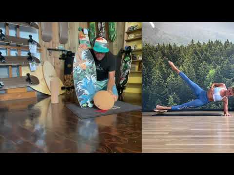 Mach Dein Balanceboard zu einem Planktrainer / Plankboard mit dem Plank Ball von Jucker Hawaii.