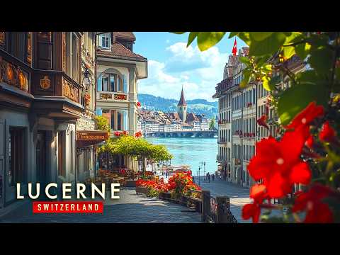 The Most Beautiful City in Switzerland? 🇨🇭Lucerne | Walking Tour with Stunning Views