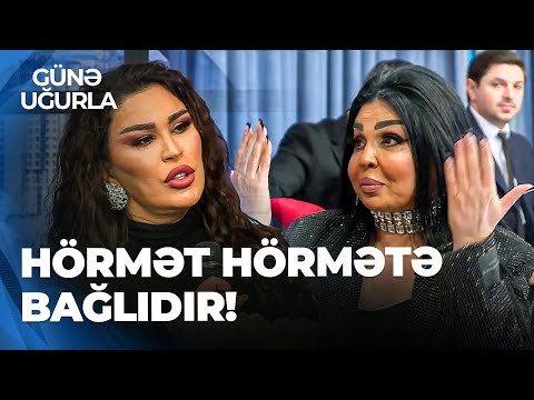 Günə Uğurla - Ülviyyə Namazova ilə Arzu Mələk arasında canlı efirdə GƏRGİNLİK