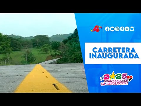 🚧 Chontaleños celebran apertura del segundo tramo de la carretera Cuapa – La Libertad 🛣️