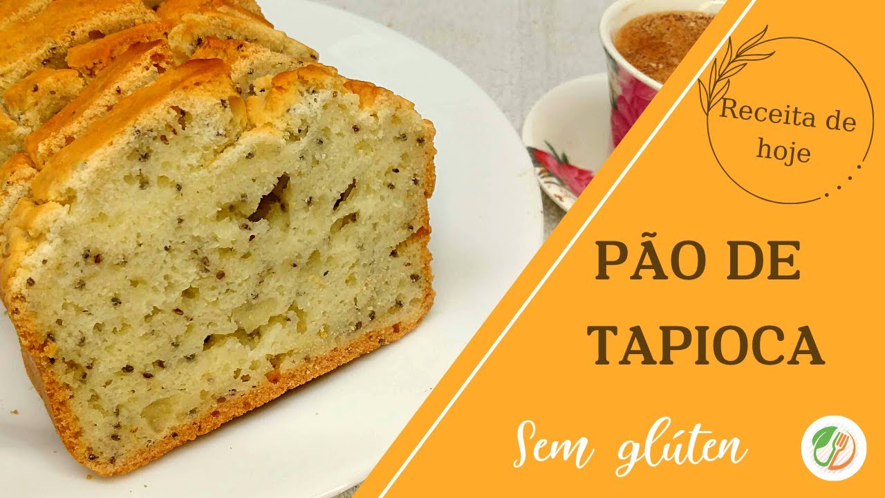 Pão de tapioca rápido e fácil, sem glúten, sem trigo, sem leite, sem sovar  | misturou está pronto |