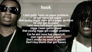 Chief Keef - Paper ft. Gucci Mane ( LYRICS ON SCREEN  )