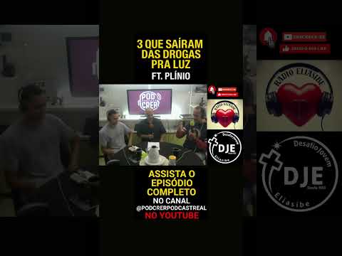 3 que SAÍRAM das DROGAS pra LUZ