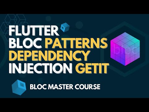 #13 Flutter Dependency Injection using GetIt | Flutter Bloc Patterns | Bloc Clean Code Architecture