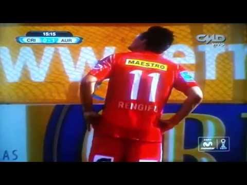 Sporting Cristal vs Juan Aurich - 17/10/2014 - Rengifo falla gol soloo