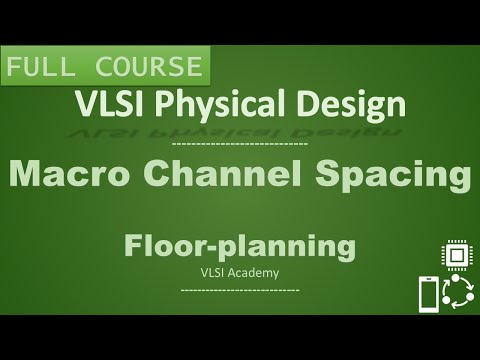PD Lec 20- Macro Channel Spacing Estimation & Floor-planning [part-6] | VLSI | Physical Design