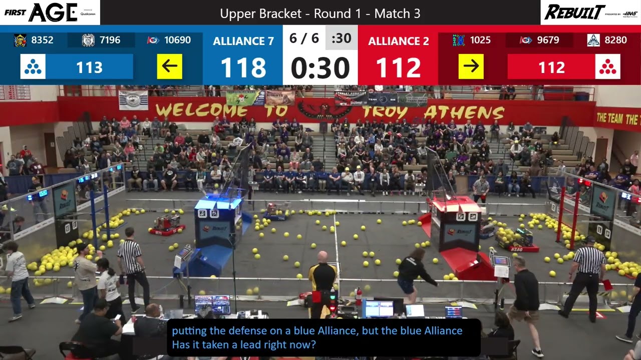 Match 3 (R1) - FIM District Troy Event #2 presented by DTE Foundation