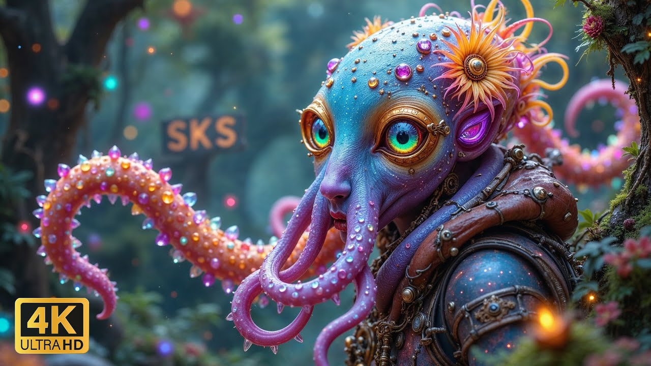 Tentacles: Glittering, Slithering and Beautiful AI Short Film and Music Video