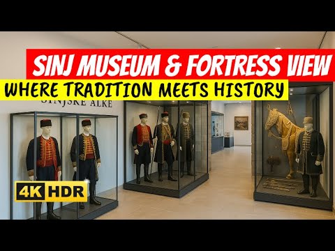 🏰 Exploring Sinj's Heritage | Museum & Fortress View 🇭🇷 [4K HDR]