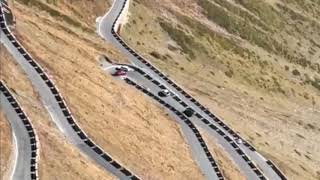 Porsche Taycan Testing Against Tesla Model S P85D on Stelvio Pass