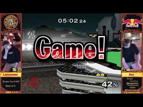 MMM #11 - Singles Top 8 WSF: Lamonster (Fox) vs Ben (Sheik)