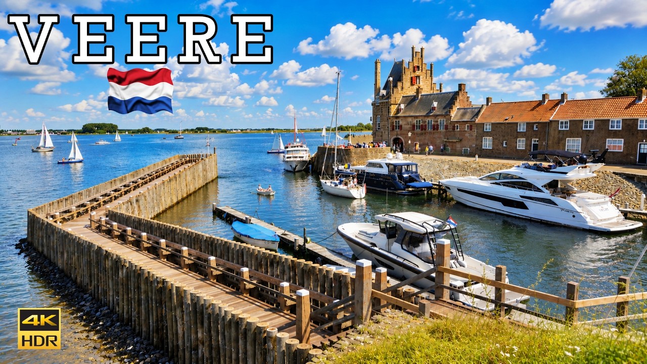 Veere Netherlands 🇳🇱 | One of the Most Beautiful Towns in Zeeland 4K 60 FPS