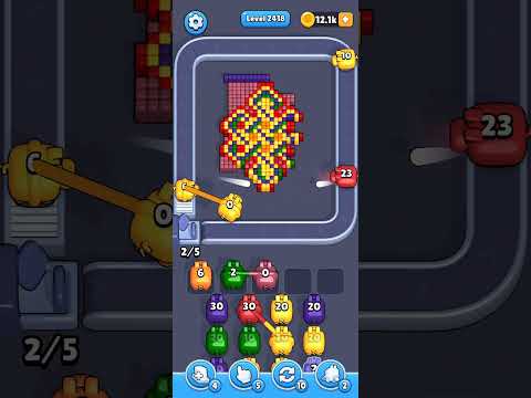 Pixel Flow Level 2418 Walkthrough