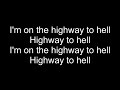 AC DC Highway To Hell Lyrics