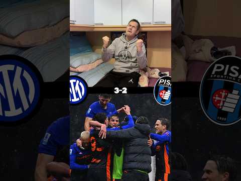 Non mi date neanche il tempo di mangiare una barretta di cioccolato! #InterPisa