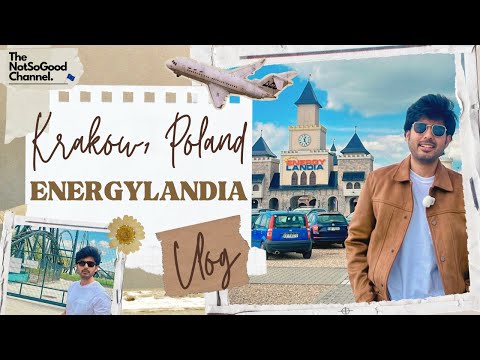 EnergyLandia, Krakow, Poland Amusement park Travel Vlog | Hindi tour, Europe | The NotSoGood Channel