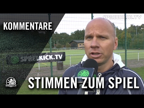 Friedrichshagener SV - Berliner VB 49 - Stimmen zum Spiel | SPREEKICK.TV