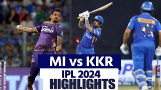 Mumbai vs Kolkata Full Match Highlights: MI vs KKR IPL Match 51 Highlights |Today Match Highlights