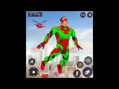 Flying Superhero Rope Hero Rescue_ Survival Mission