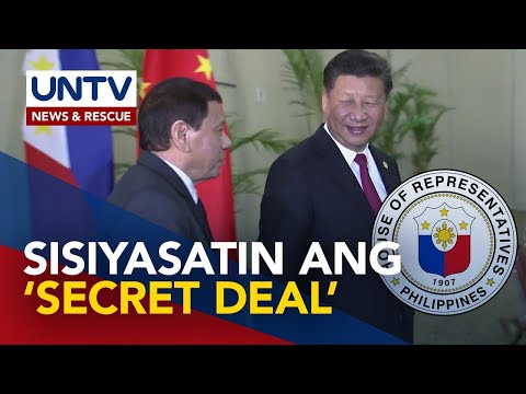 House leader, aaksyunan ang hirit na pagdinig sa umano’y ‘gentleman’s agreement’ ni Duterte sa China